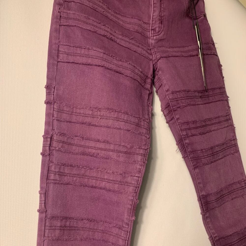 Doctrine Superstack Kill Joy Purple Mens Jeans Size 38