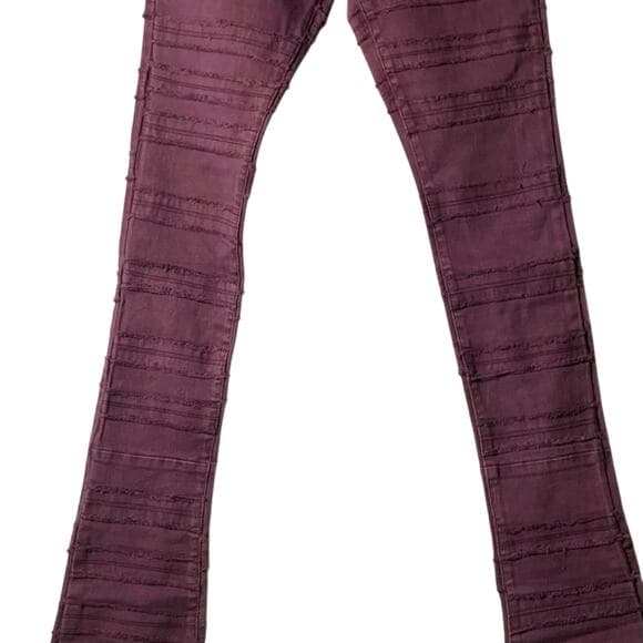 Doctrine Superstack Kill Joy Purple Mens Jeans Size 38 - Thumbnail 6
