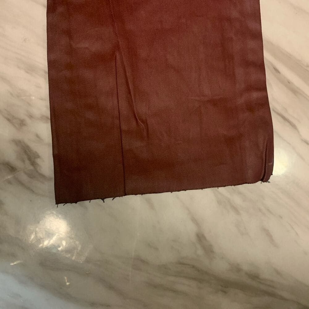 Si Tu Veux Superstack Burgundy Wax Mens Jeans Size 40 - Thumbnail 5