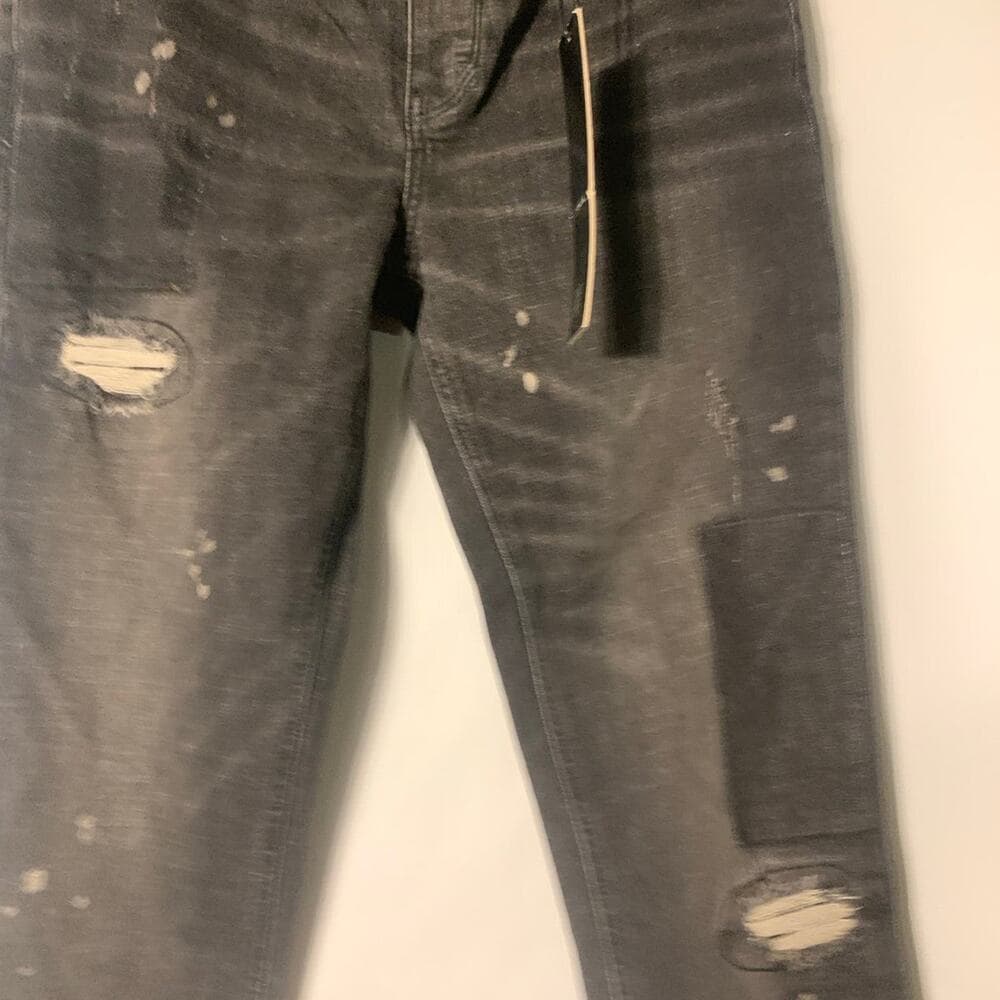 Shabaz Z Brothers Superstack Black Mens Jeans Size 32 - Thumbnail 2