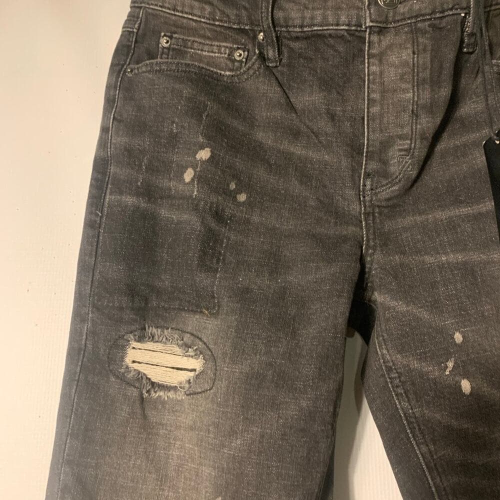Shabaz Z Brothers Superstack Black Mens Jeans Size 32 - Thumbnail 5
