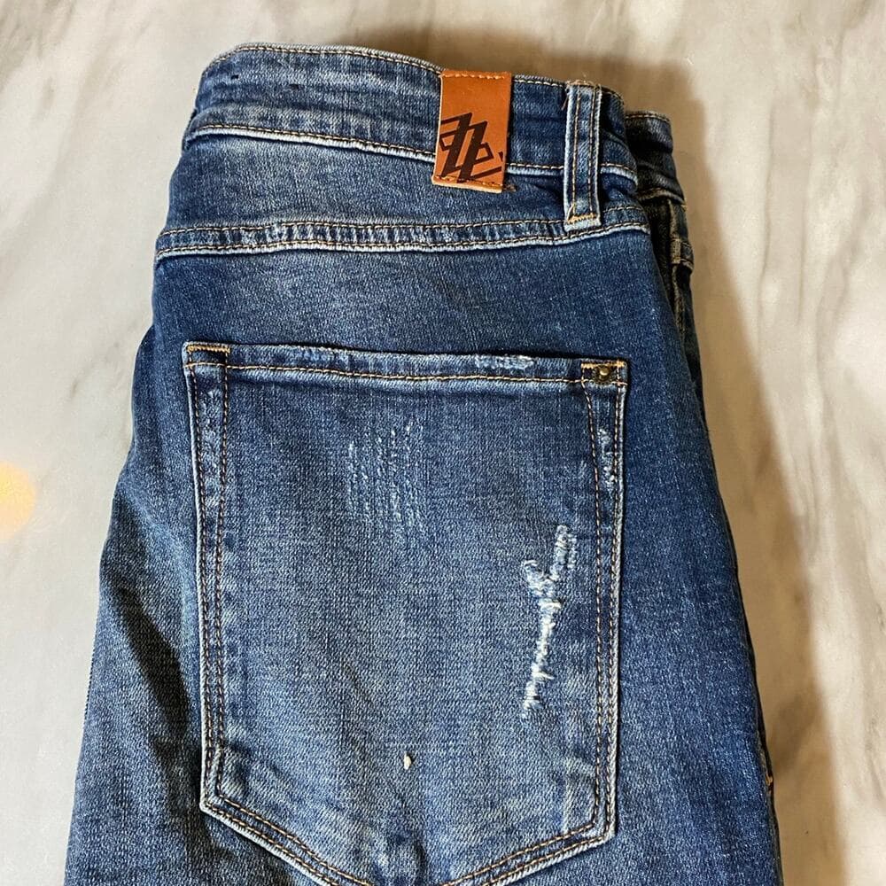 Shabaz Brother Billy jeans Size 30 super stacks - Thumbnail 3