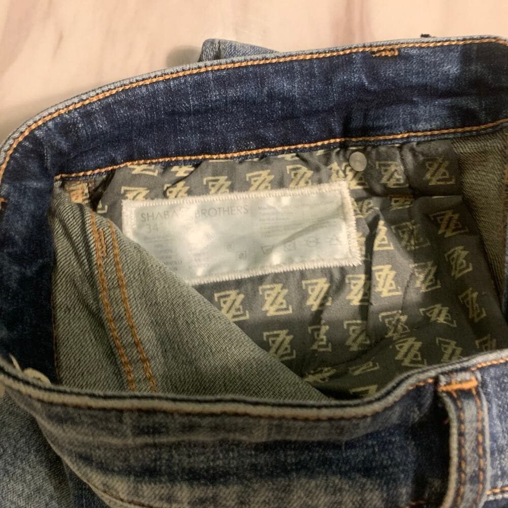Shabaz Z Brothers Blue Mens Jeans Size 34 - Thumbnail 5