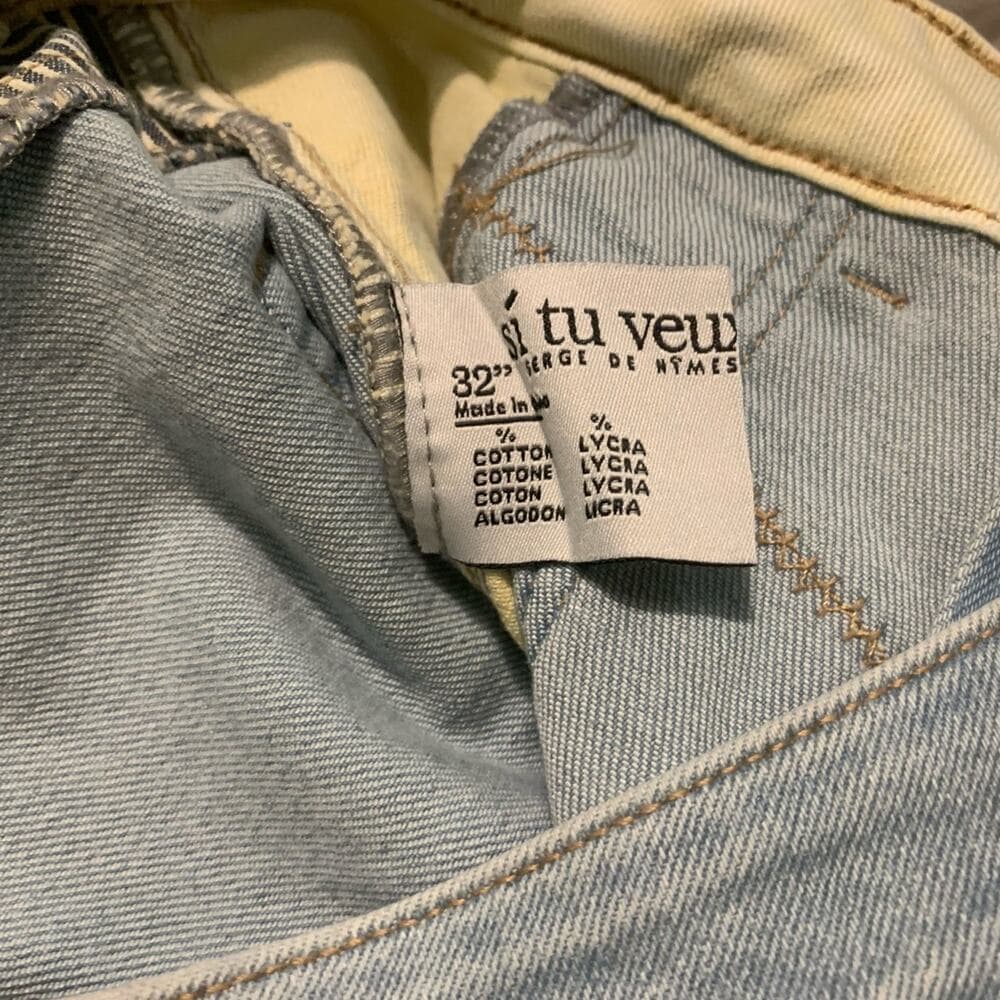 Si Tu Veux Superstack Mens Jeans Size 32 - Thumbnail 7