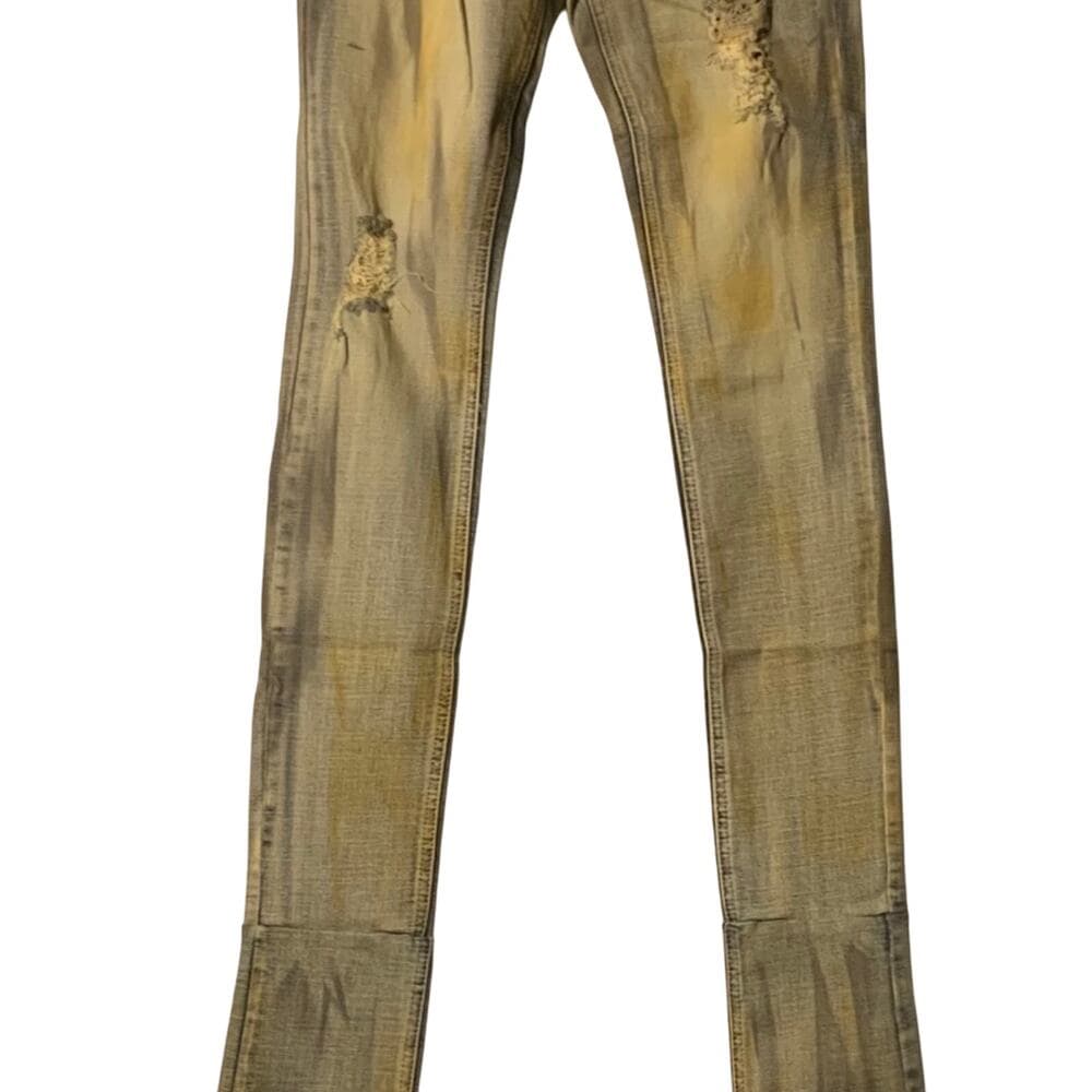 Si Tu Veux Superstack Matte Gold Mens Jeans 28 - Thumbnail 8