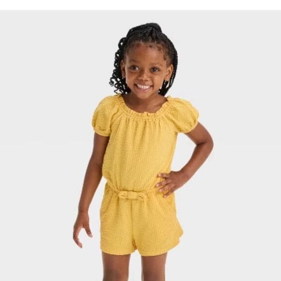 Toddler Girls' Romper - Cat & Jack™ 2T - Thumbnail 5