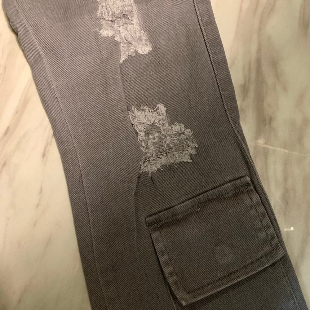 Si Tu Veux Superstack Grey Mens Jeans 30 - Thumbnail 8