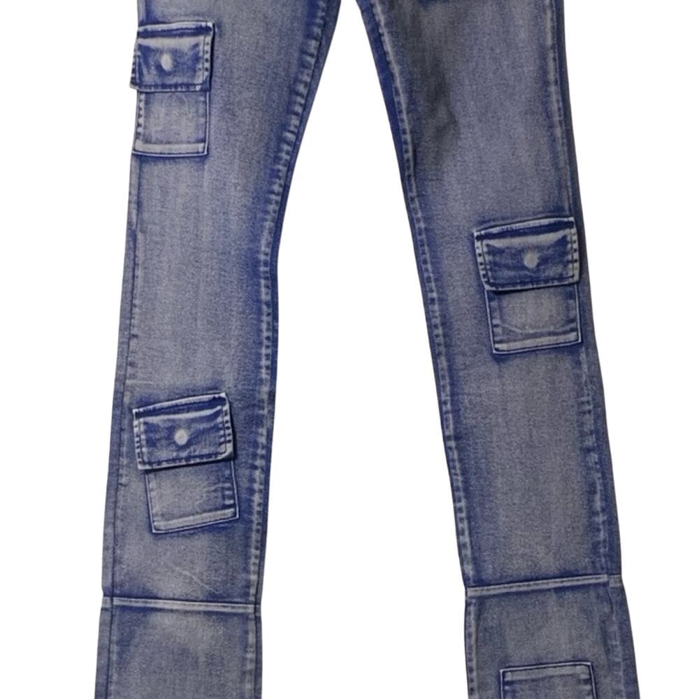Si Tu Veux Superstack Royal Mens Jeans Size 32 - Thumbnail 6
