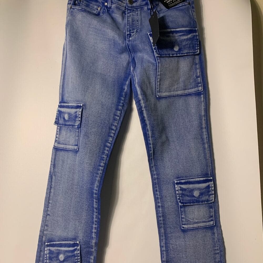 Si Tu Veux Superstack Royal Mens Jeans Size 32 - Thumbnail 2