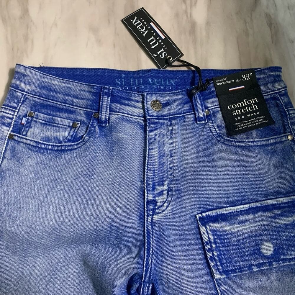 Si Tu Veux Superstack Royal Mens Jeans Size 32 - Thumbnail 3