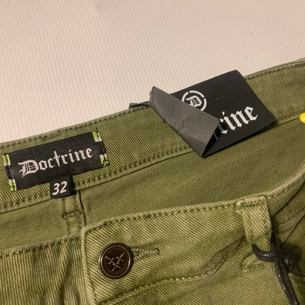 Doctrine Superstack Olive Mens Jeans Size 32 - Thumbnail 2