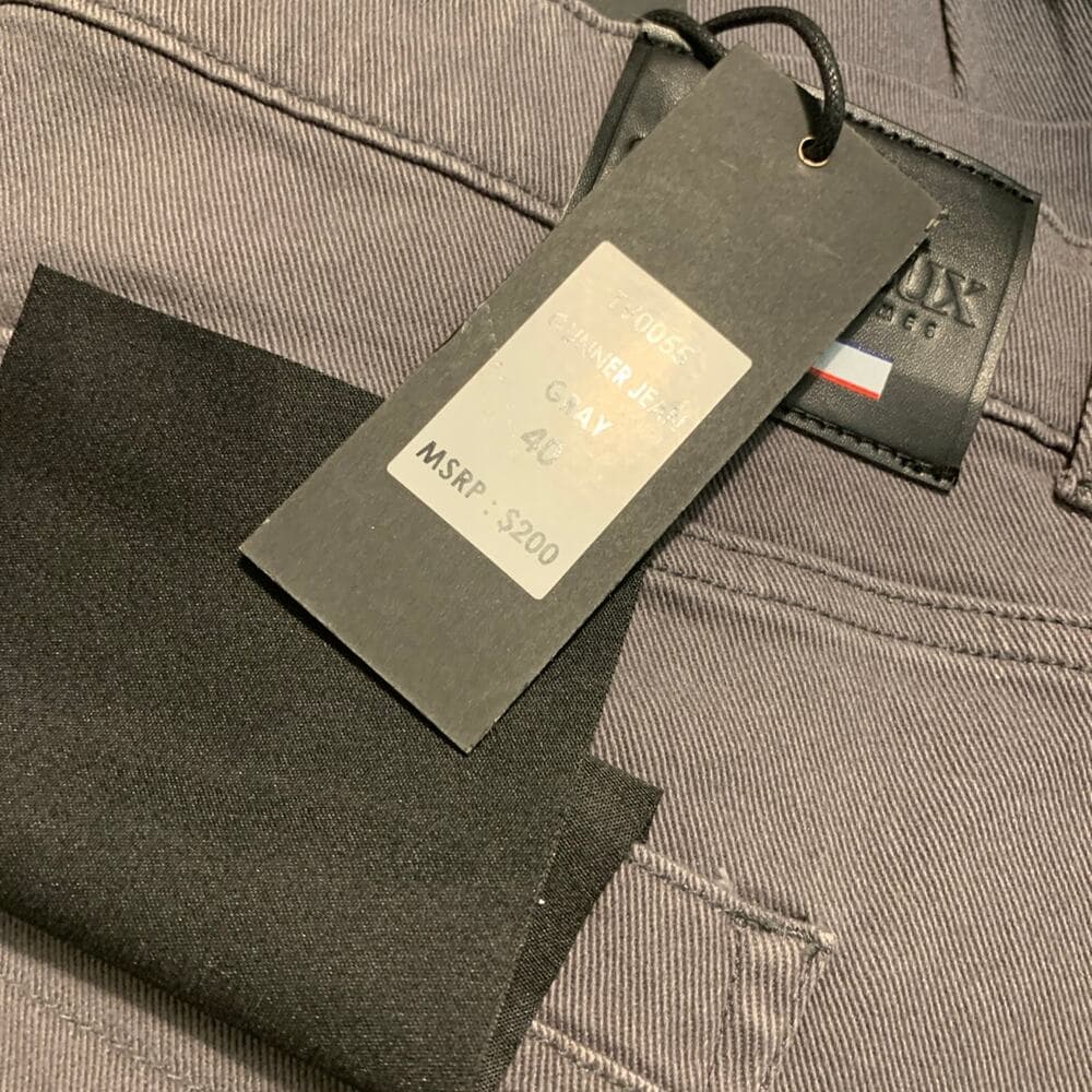 Si Tu Veux Superstack Grey Mens Jeans Size 40 - Thumbnail 8