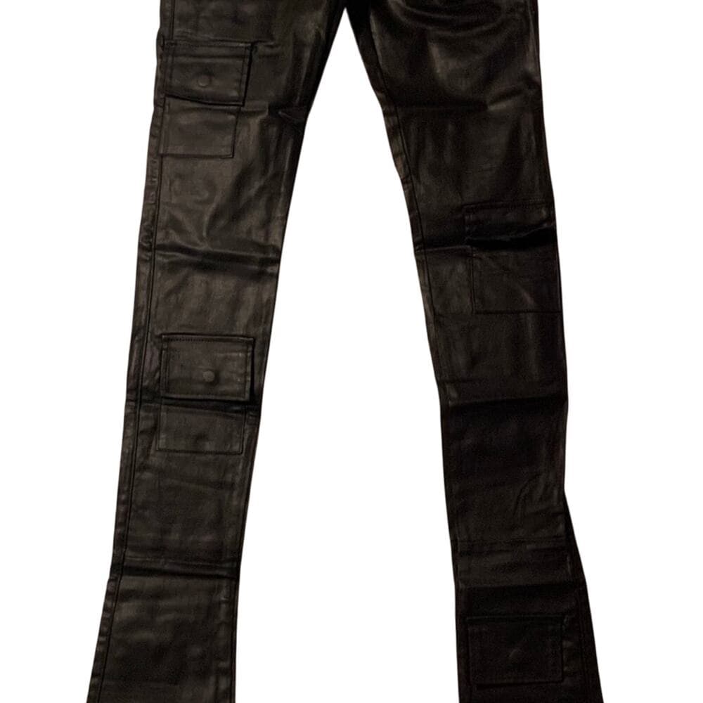 Si Tu Veux Superstack Black Wax Mens Jeans Size 30 - Thumbnail 10