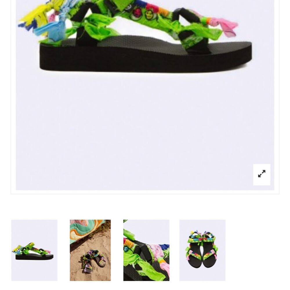 Trekky Gio Fluo Green Bandana Sandal - Thumbnail 7