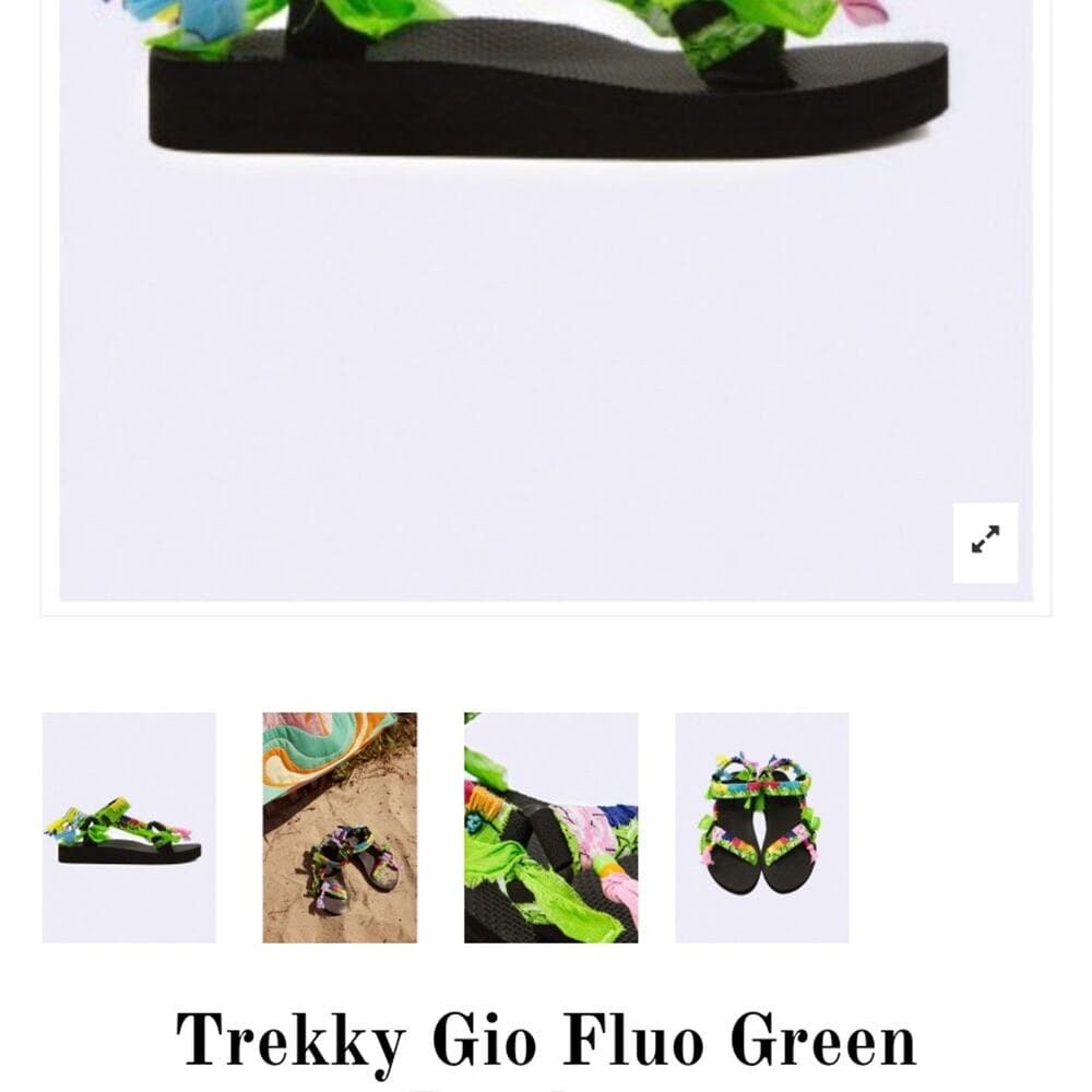 Trekky Gio Fluo Green Bandana Sandal - Thumbnail 6