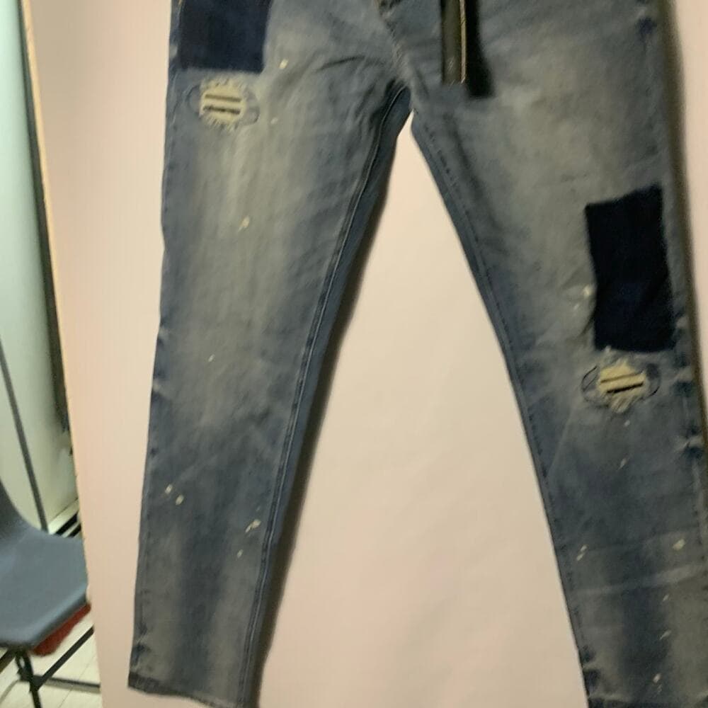 Shabaz Z Brothers Blue Mens Jeans Size 38 - Thumbnail 4