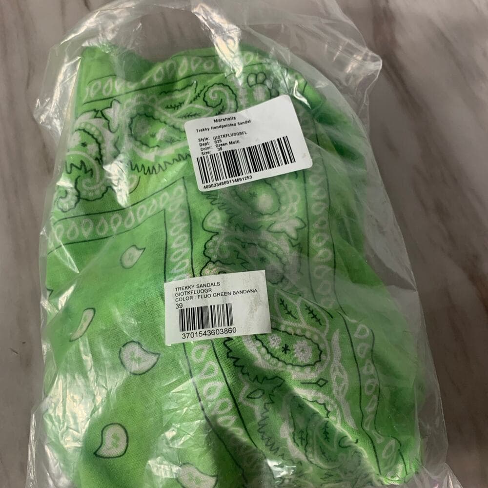 Trekky Gio Fluo Green Bandana Sandal - Thumbnail 5