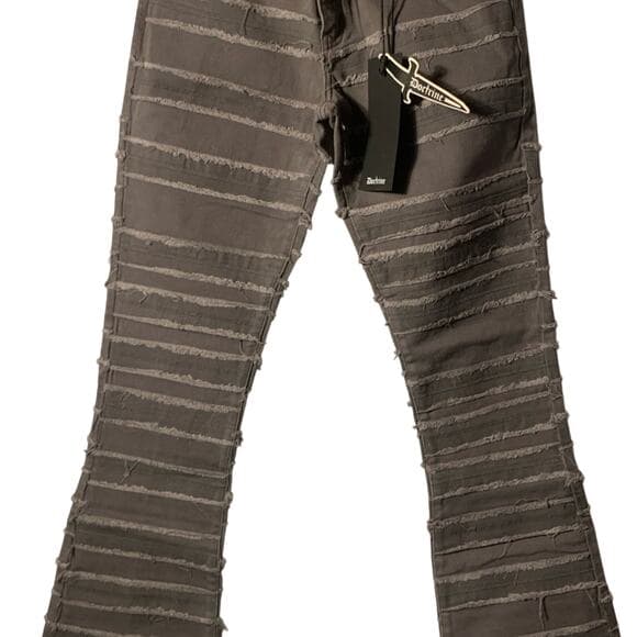 Doctrine Grey Flared Mens Jeans Size 32 - Thumbnail 7