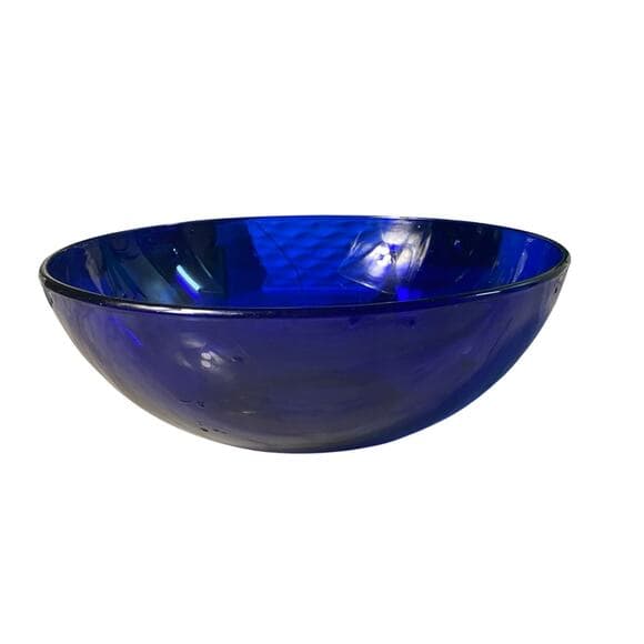 Vintage Cobalt Blue Bowl - Thumbnail 7