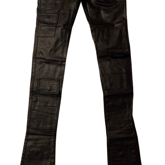 Si Tu Veux Superstack Black Wax Mens Jeans Size 30 - Thumbnail 11