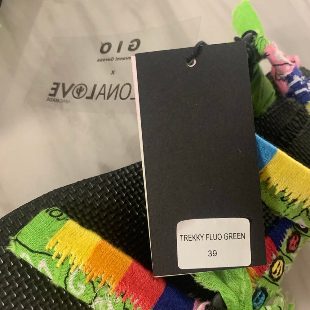Trekky Gio Fluo Green Bandana Sandal - Thumbnail 3
