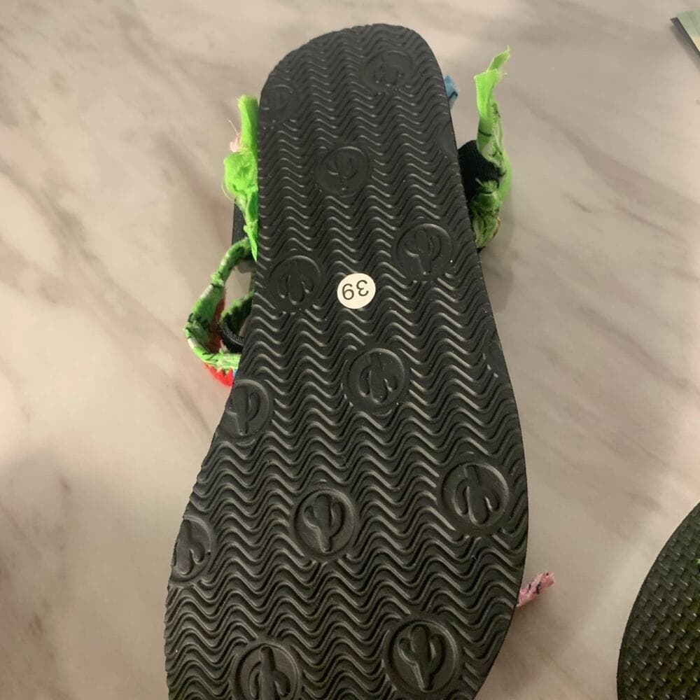 Trekky Gio Fluo Green Bandana Sandal - Thumbnail 2