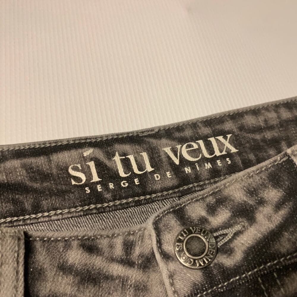 Si Tu Veux Grey Mens Jeans Size 32 - Thumbnail 4
