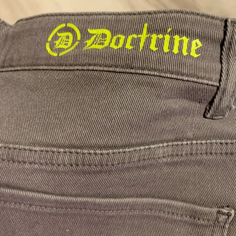 Doctrine Grey Flared Mens Jeans Size 32 - Thumbnail 5