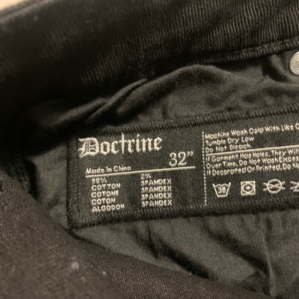 Doctrine Superstack Kill Joy Mens Jeans Size 32 - Thumbnail 7