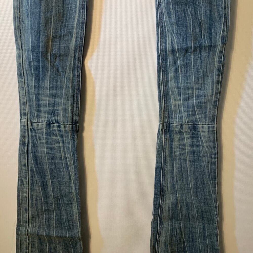 Si Tu Veux Superstack Medium Wash Mens Jean 30