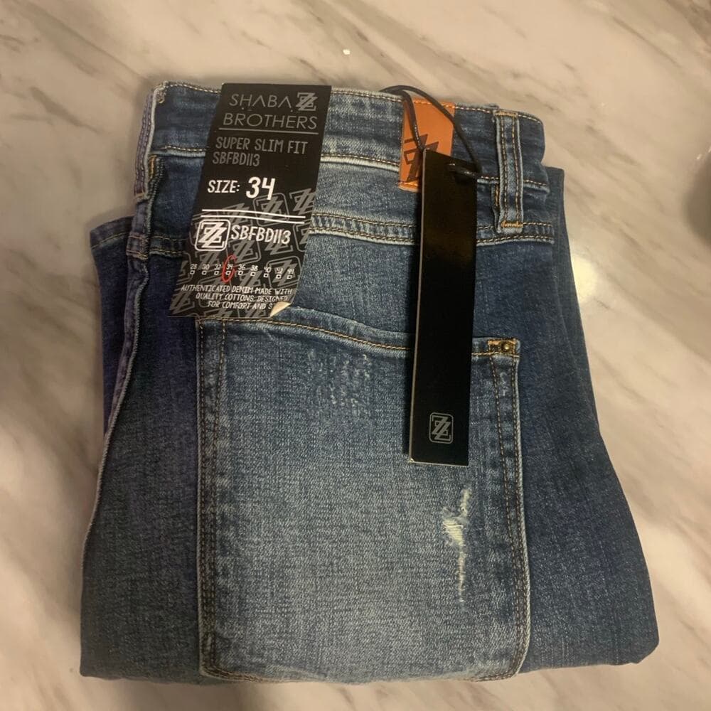 Shabaz Z Brothers Men’s Jeans Size 34 - Thumbnail 4