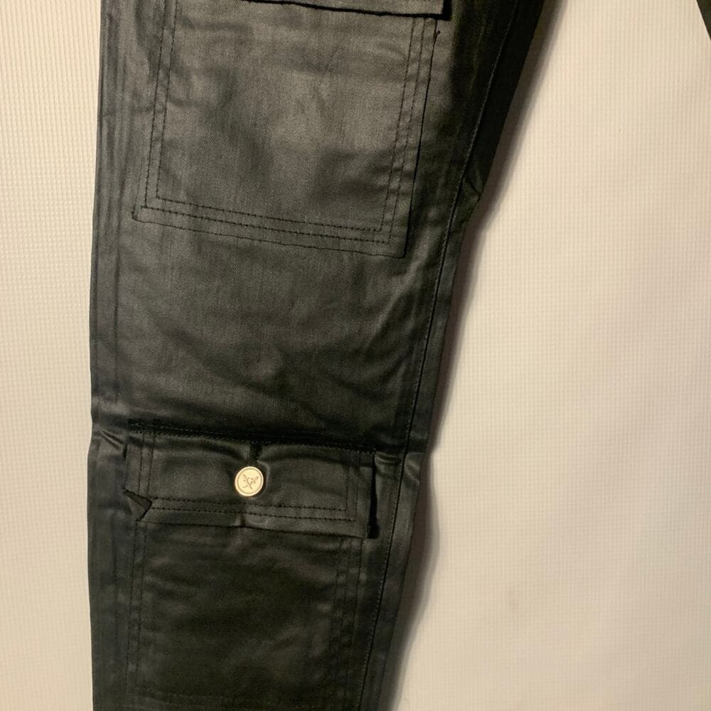 Doctrine Superstack Black Wax Mens Jeans Size 40