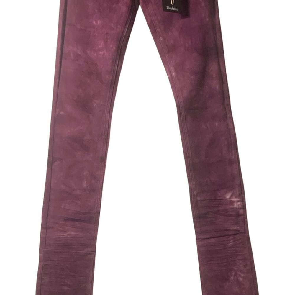 Doctrine Purple Superstack Mens Jeans Size 38 - Thumbnail 5