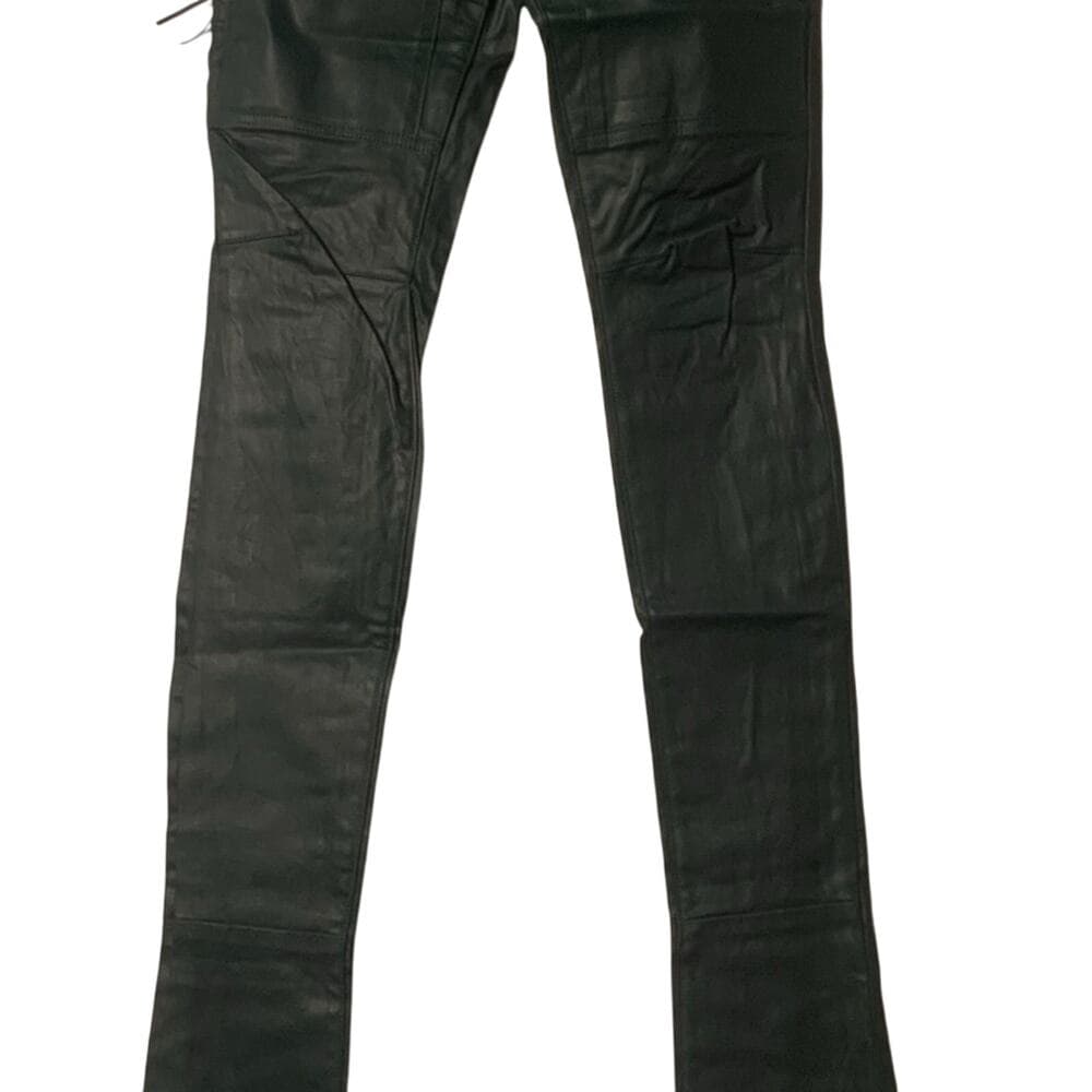 Si Tu Veux Superstack Hunter Green Wax Mens Jeans Size 28 - Thumbnail 7