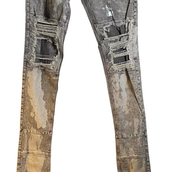 So tu veux i’homme super stacke size 30 Warren jeans grey wash - Thumbnail 8