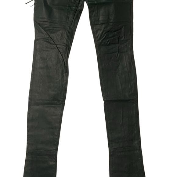 Si Tu Veux Superstack Hunter Green Wax Mens Jeans Size 28 - Thumbnail 8