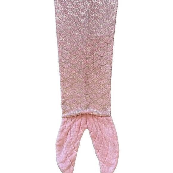 PILLOWFORT - Pink Ombre Mermaid Tail Blanket, EUC - Thumbnail 6