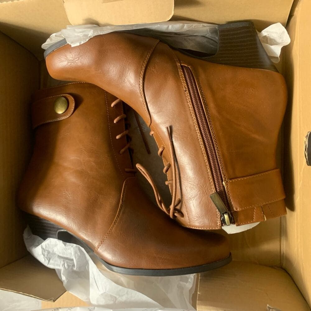 Comfortview Womens Brown Boots Size 9 - Thumbnail 5