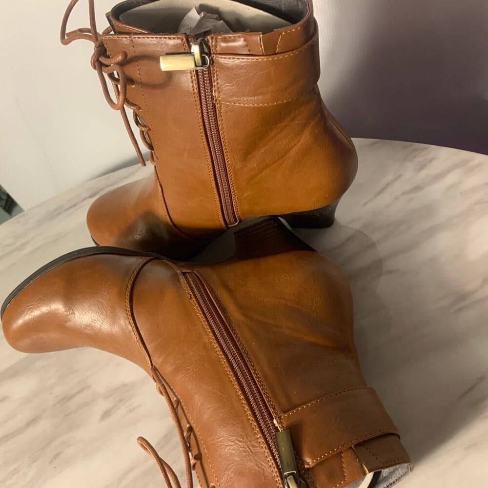 Comfortview Womens Brown Boots Size 9 - Thumbnail 2