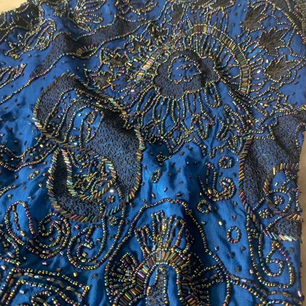 Blue Women’s Long Dress Size Medium - Thumbnail 2