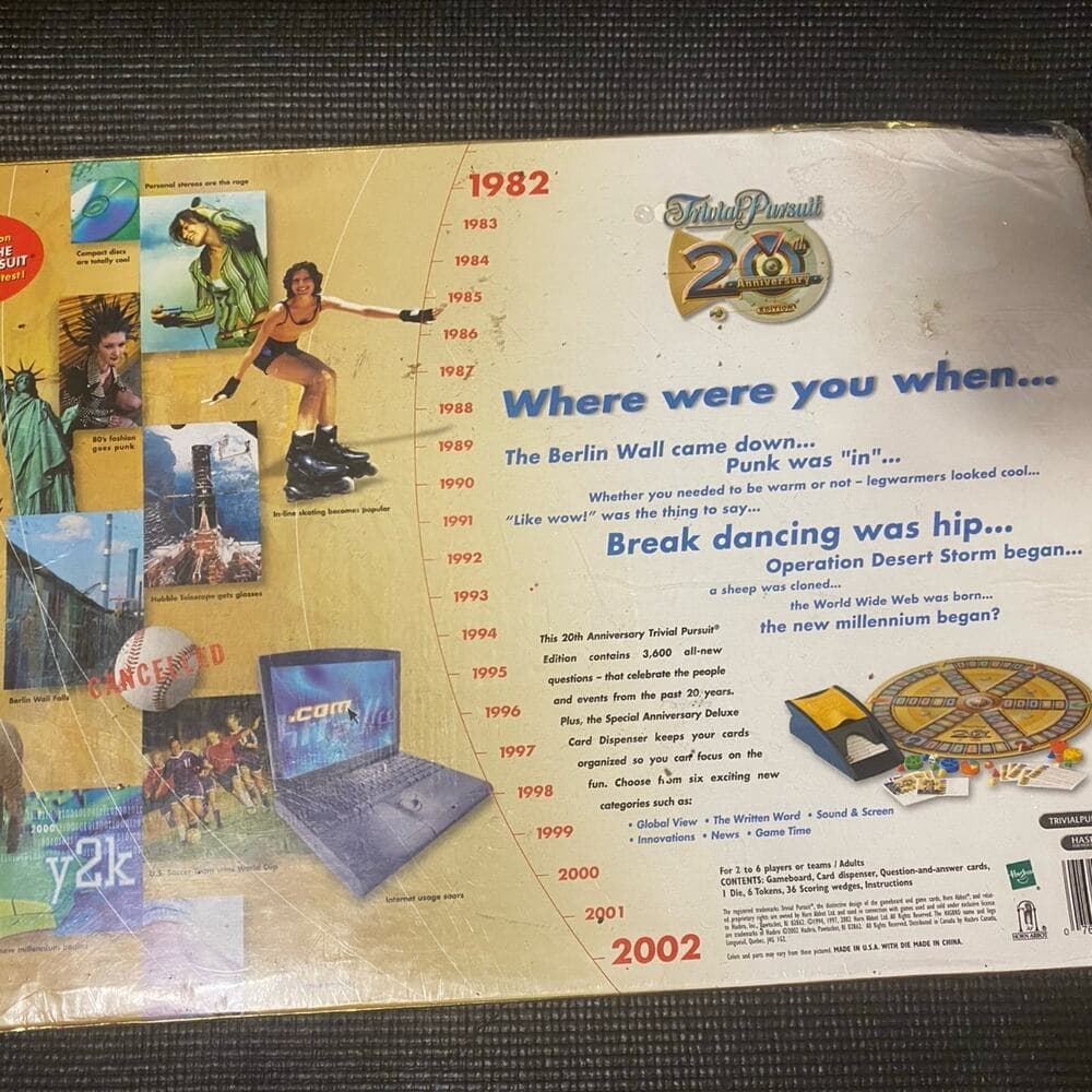 Hasbro Games Trivial Pursuit 20th Anniversary - Thumbnail 3