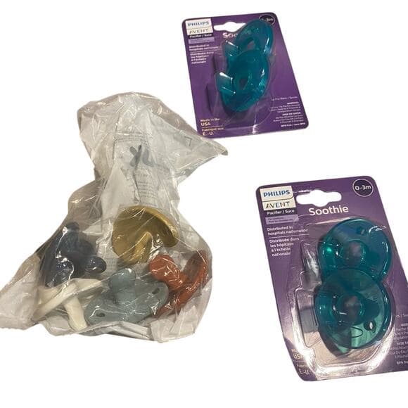 Philips Avent Soothie 0-3m Green 4 Ct. Pacifier & Soother - Brand New In Package - Thumbnail 5