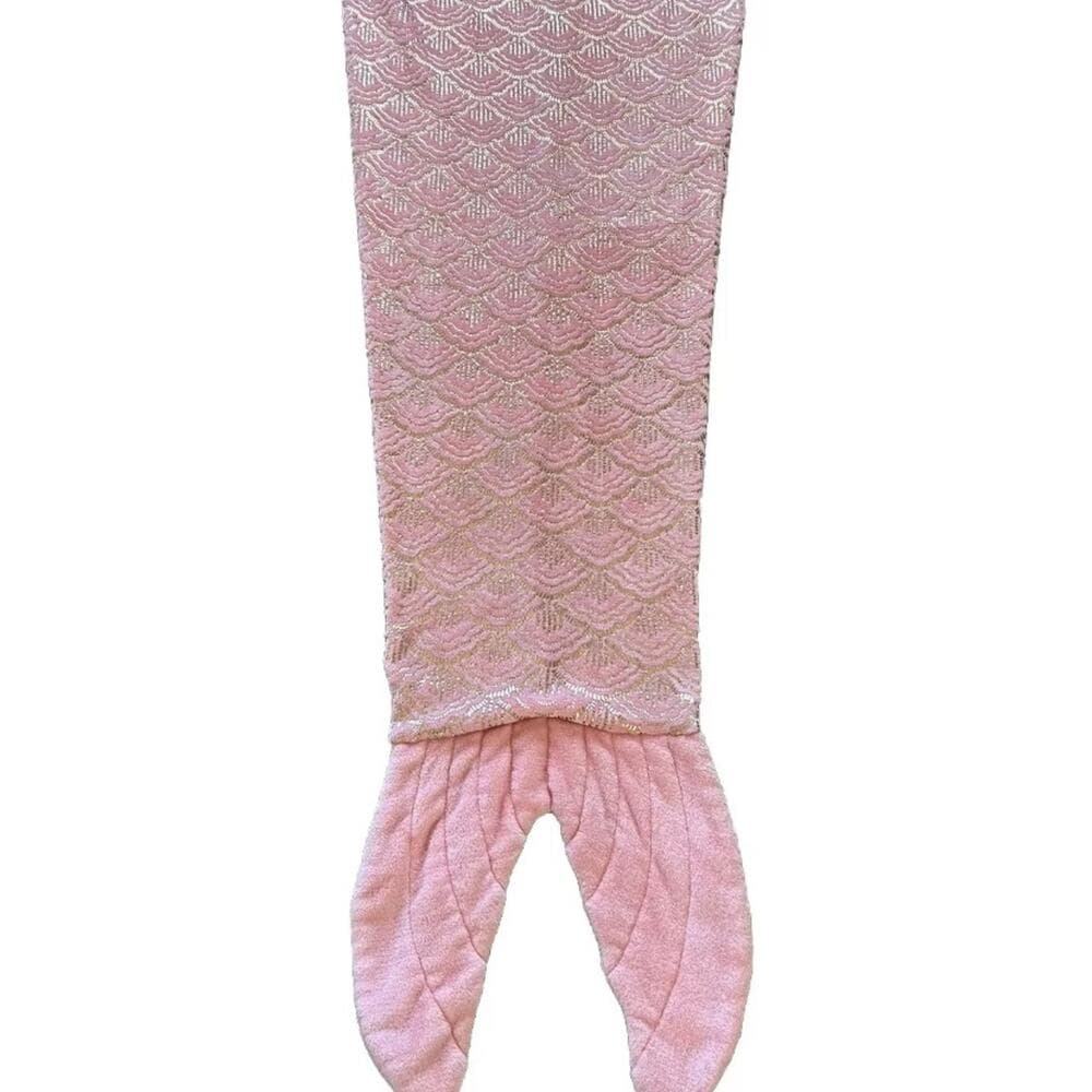 PILLOWFORT - Pink Ombre Mermaid Tail Blanket, EUC - Thumbnail 5