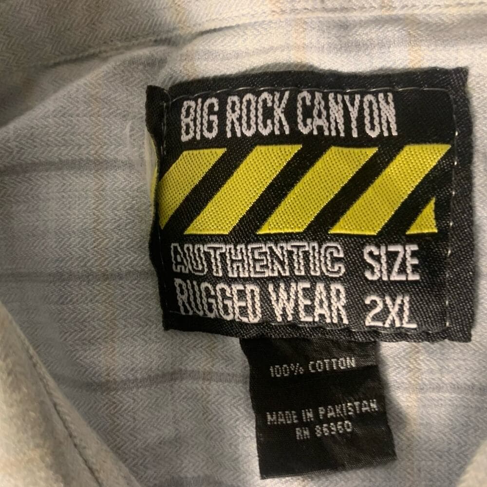 Big Rock Canyon Button Down Shirt 2XL - Thumbnail 2