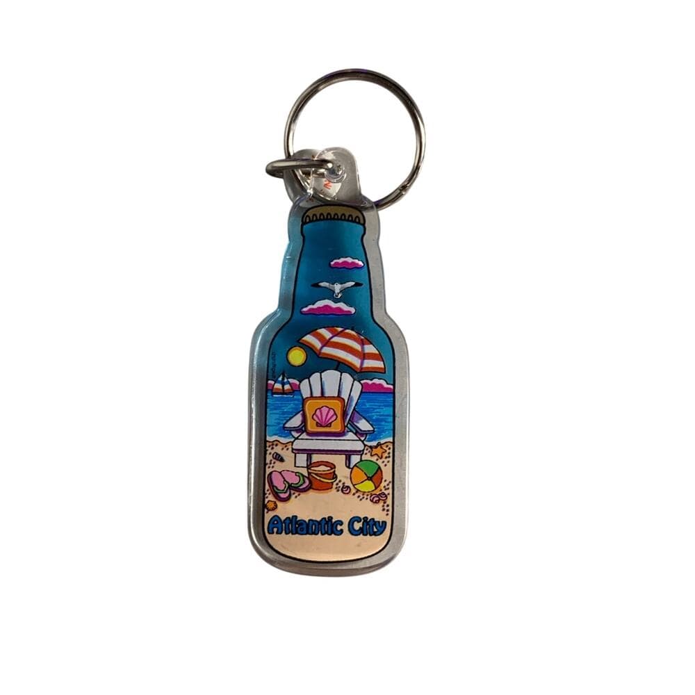 Atlantic City, New Jersey Travel Souvenir Keychain - Thumbnail 2