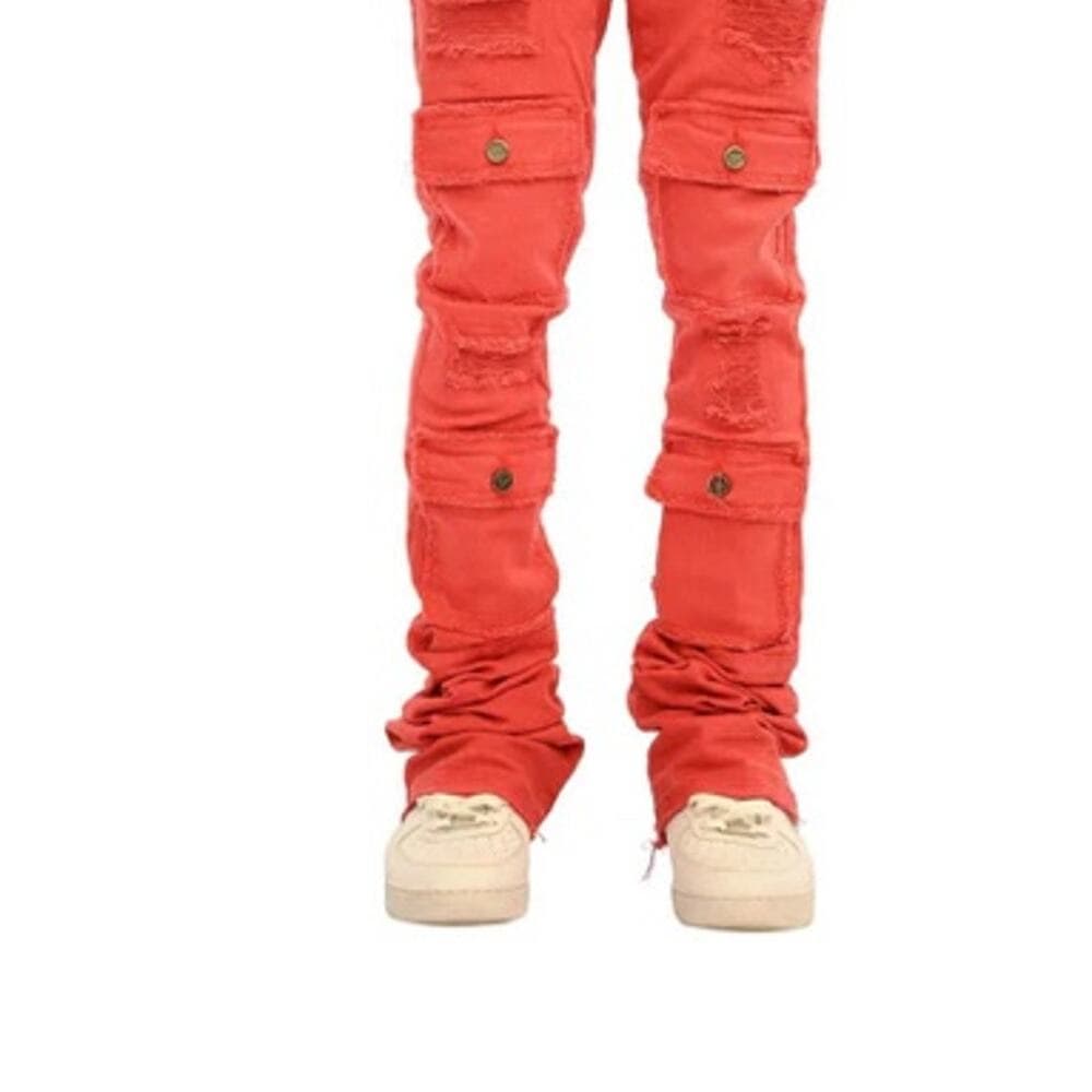 DOCTRINE DENIM (SAVANT RED SUPER STACKED JEAN) SIZE 32 - Thumbnail 10