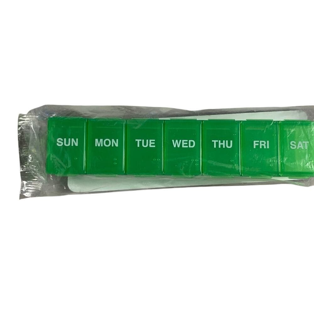 EZY DOSE Weekly (7-Day) Pill Case, Medicine Planner, Vitamin Organizer Box, Conv - Thumbnail 2