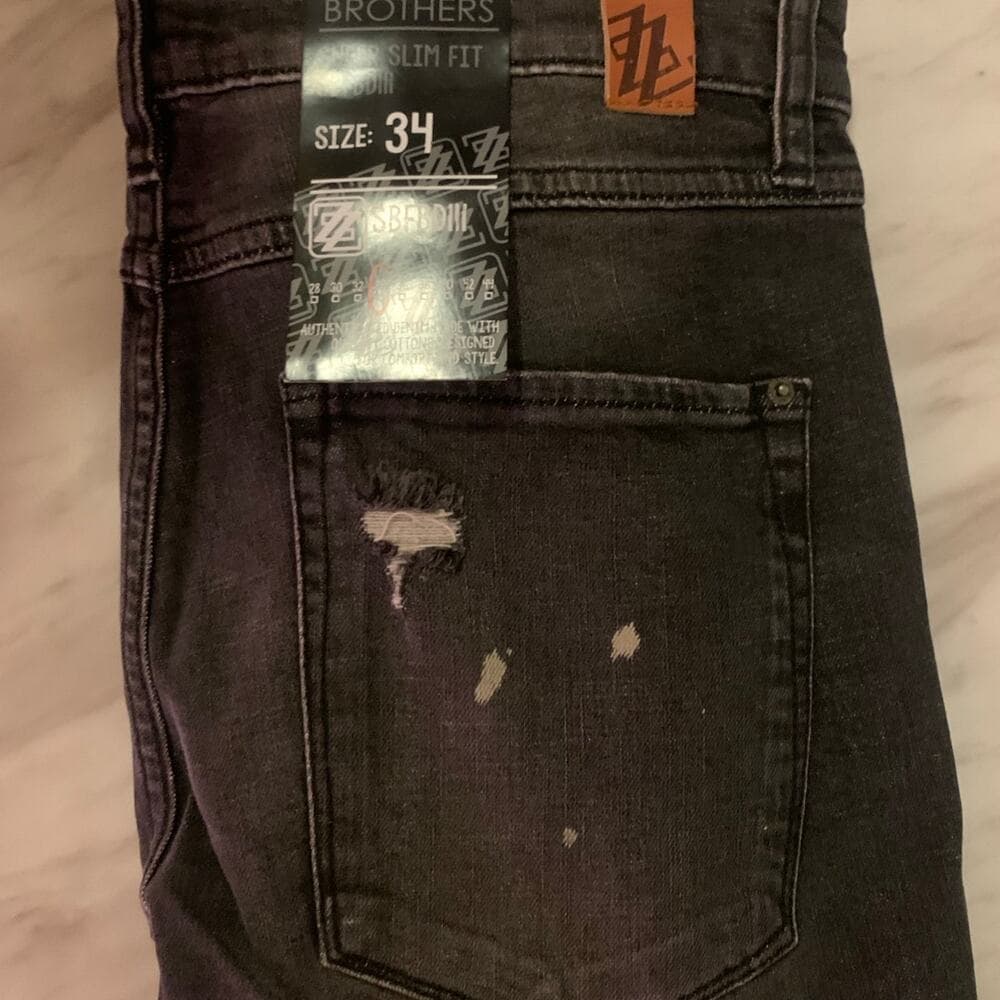 Shabaz Z Brothers Superstack Mens Jeans Size 34 - Thumbnail 5