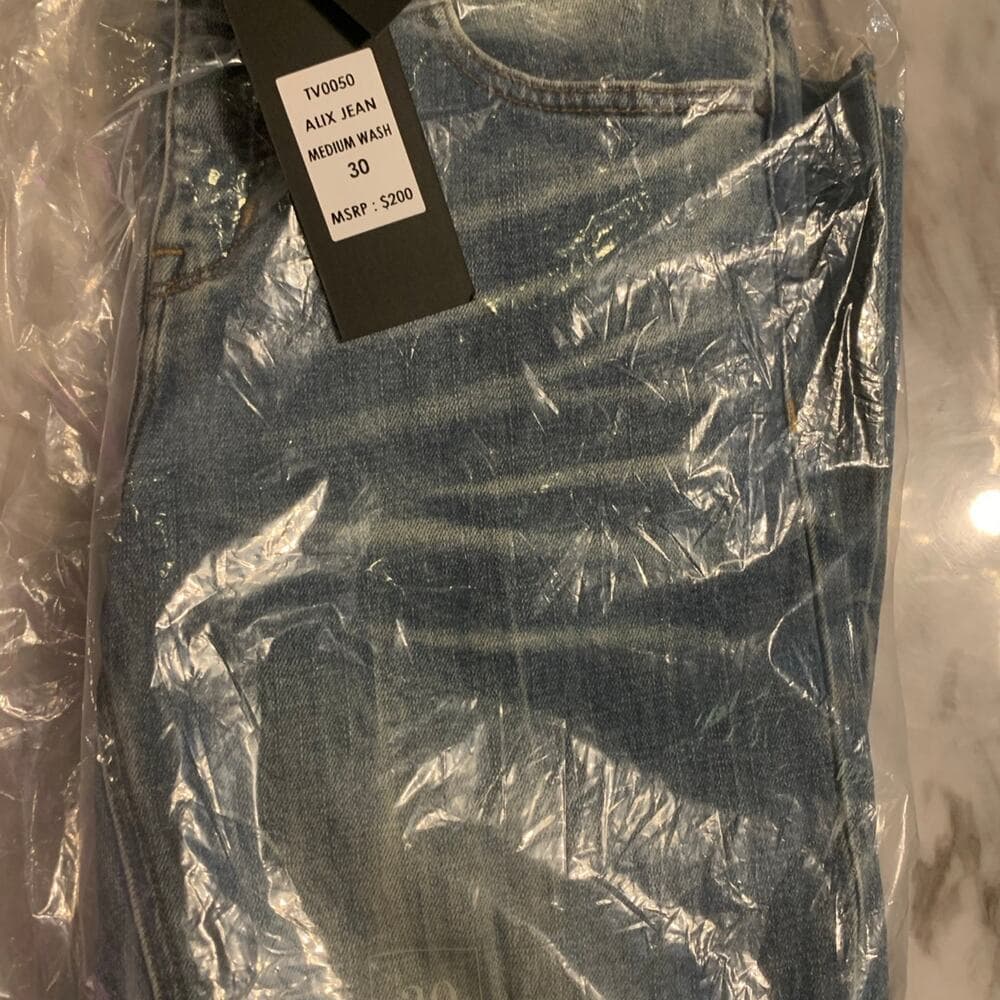 Si Tu Veux Superstack Medium Wash Mens Jean 30 - Thumbnail 7