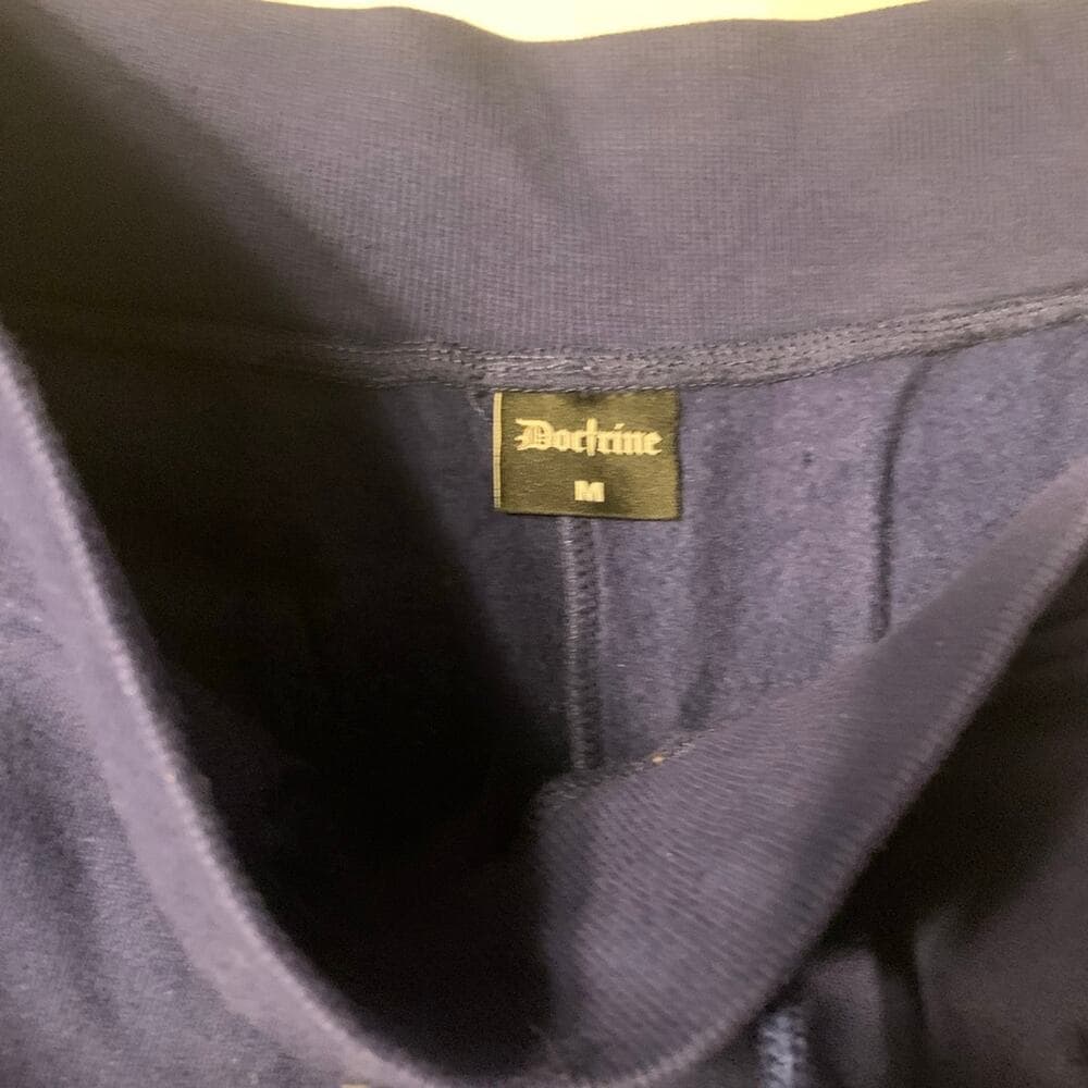 Doctrine Superstack Mens Navy Sweatpants - Thumbnail 2